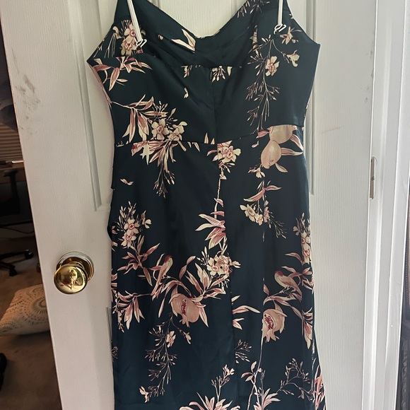 Floral Green Dress - Picture 1 of 6